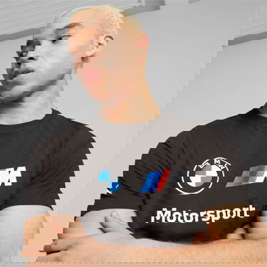 Tričko Puma BMW M Motorsport ESS Logo T-Shirt Čierna | 621314_01, 4