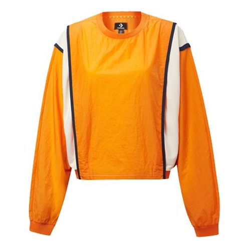 Sveter Converse Converse Capsule Series Contrast Stitching Pullover Oranžová | 10020992-800