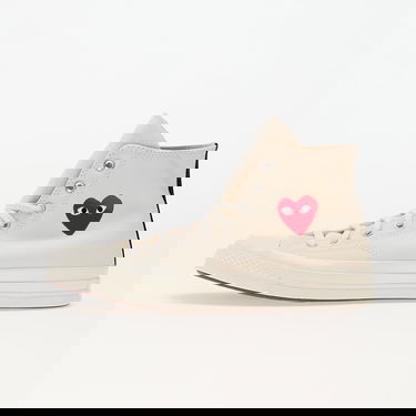 Tenisky a topánky Converse Comme des Garçons PLAY x Chuck 70 Hi Single Heart "Milk" Rôznofarebný | A08800C, 0