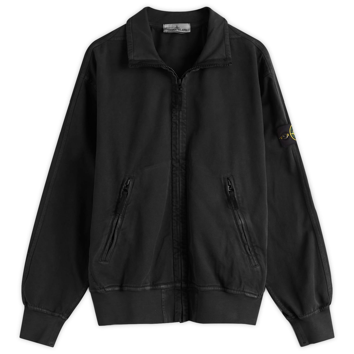 Bunda Stone Island Old Effect Harrington Jacket, Size Large Čierna | K2S156100056-V0129, 0