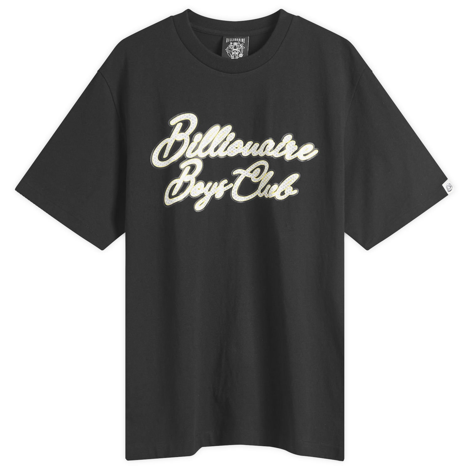 Tričko BILLIONAIRE BOYS CLUB Diamond Script Logo T-Shirt, Size Large Čierna | B25162-BLK, 1