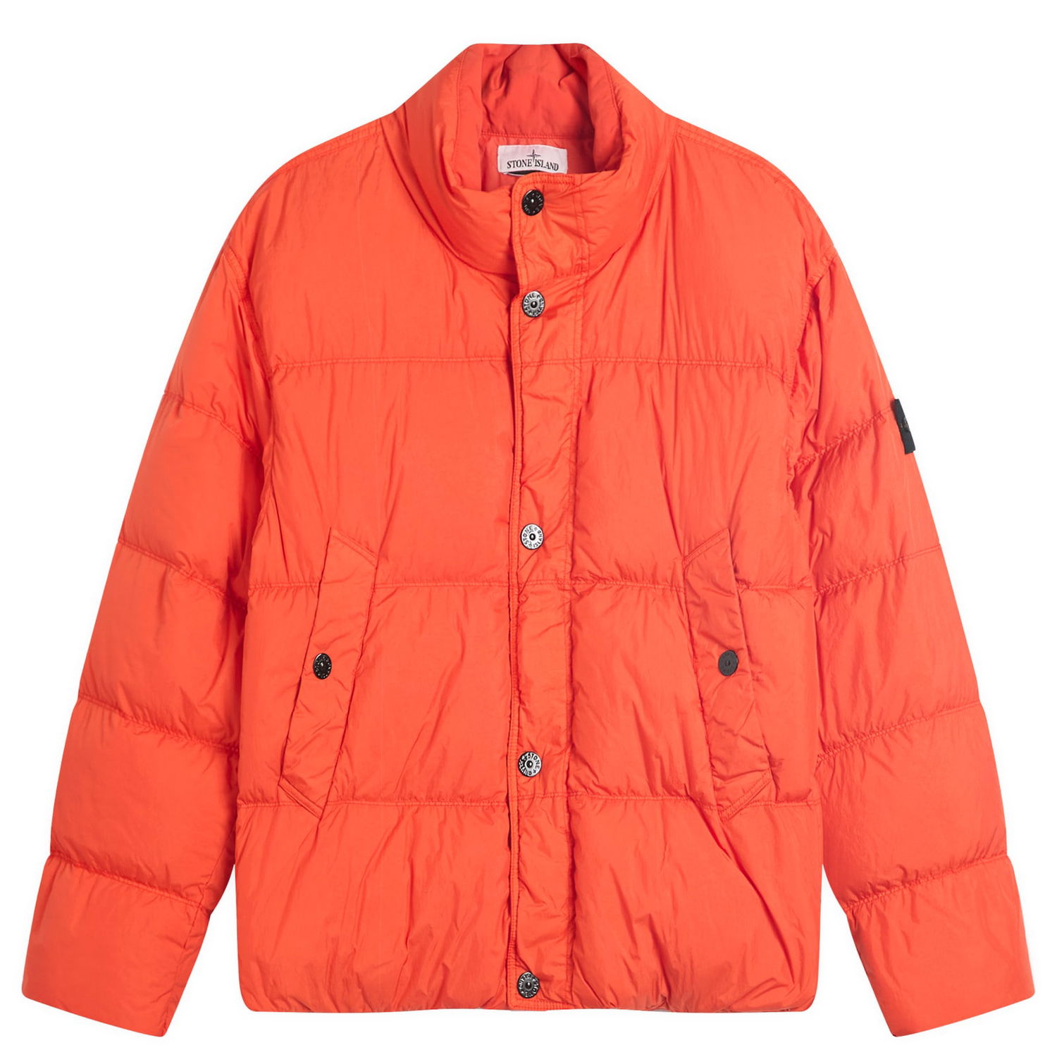 Prešívaná bunda Stone Island Men's Crinkle Reps Nylon Down Jacket, Size Medium Oranžová | K2S154100010-V0018, 0