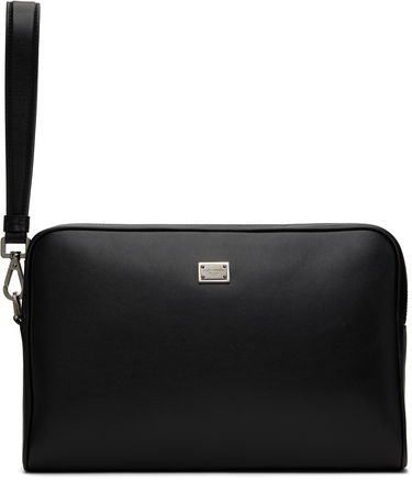 Kabelka Dolce & Gabbana Dolce&Gabbana Calfskin Wristlet Pouch Čierna | BM2441AV956, 0