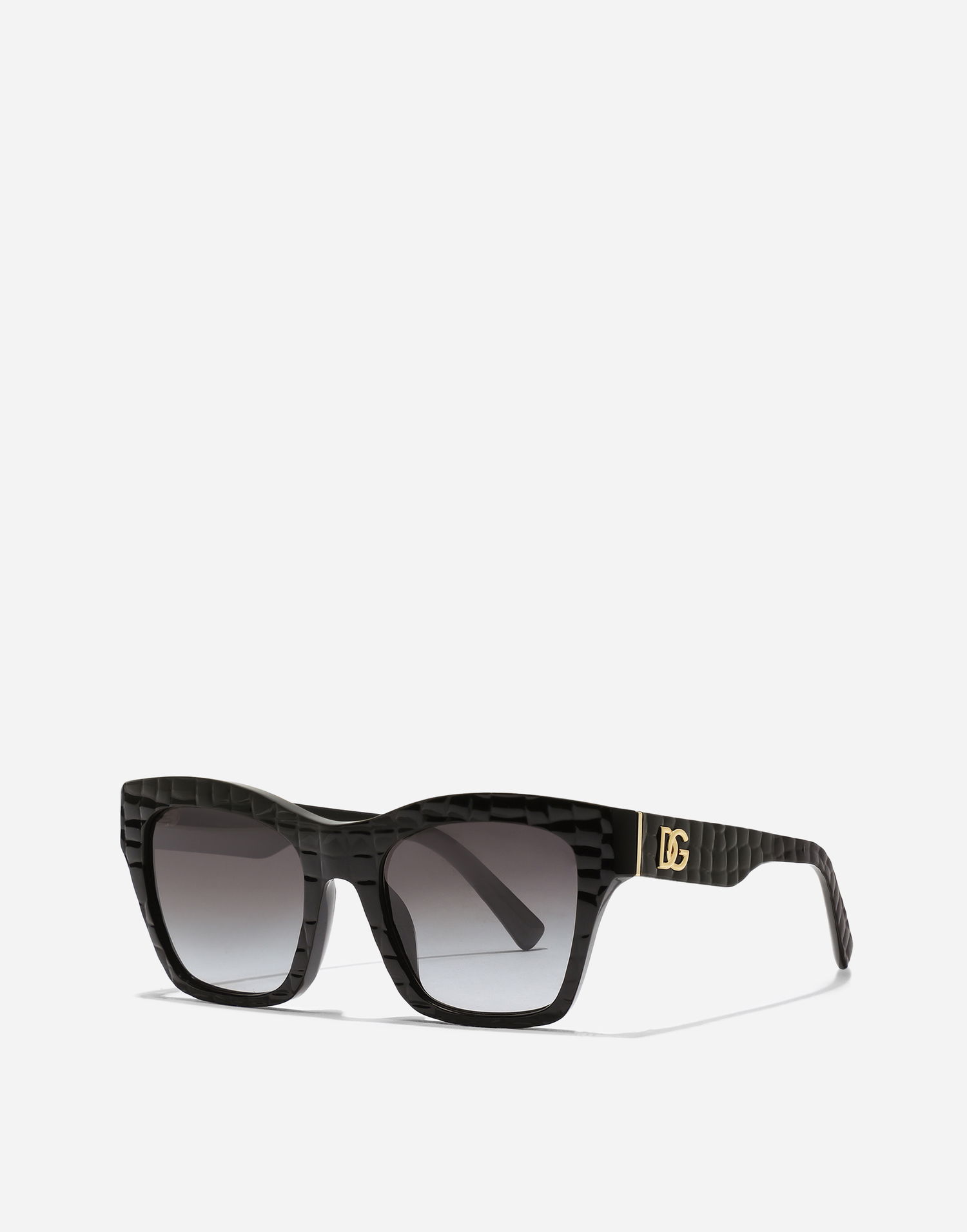 Slnečné okuliare Dolce & Gabbana New Arrivals Textured Crossed Sunglasses Čierna | VG4512VP88G9V000, 1