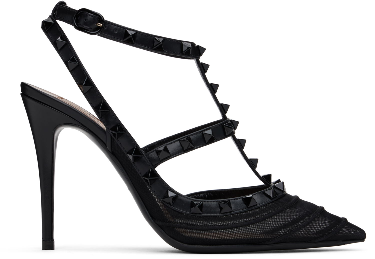 Tenisky a topánky Valentino Rockstud Mesh 100mm Heels Čierna | 5W0S0393JMW, 0