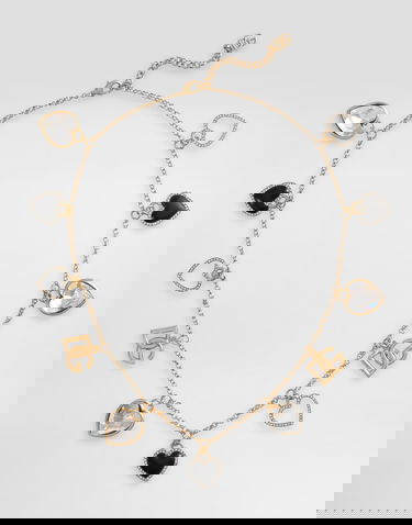 Náhrdelník Dolce & Gabbana Dolce & Gabbana Hearts Gold Metal Necklace Metalická | WNR6I2W1111ZOO00, 3
