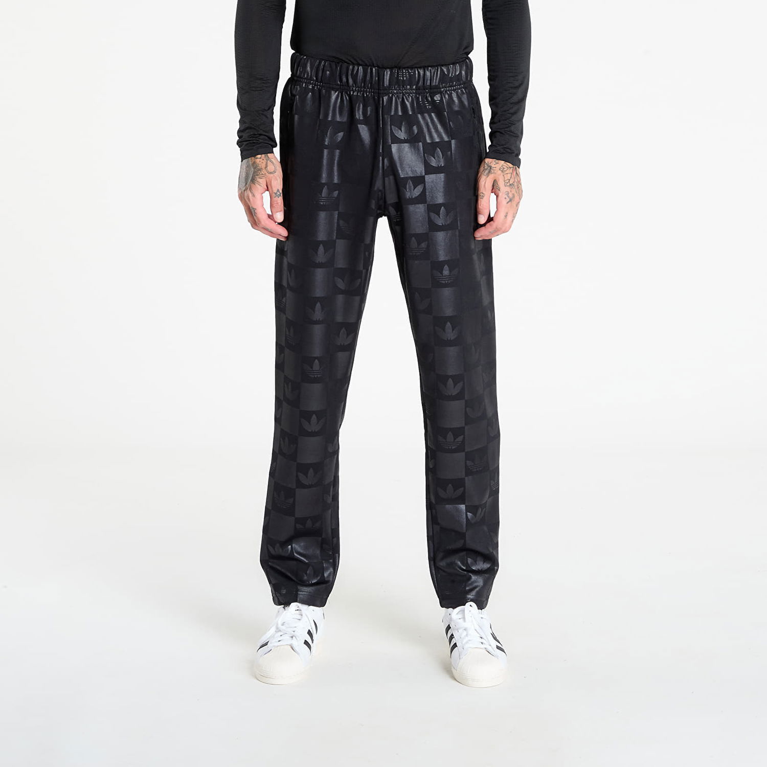 Tepláky adidas Originals Monogram All Over Print Regular Track Pants Čierna | JY2977, 0