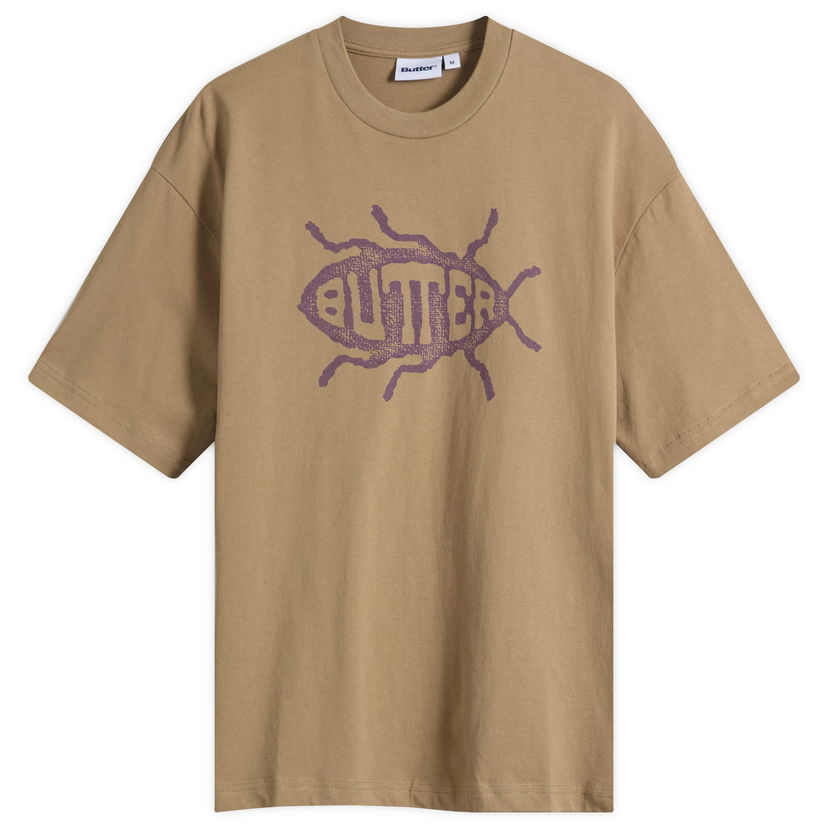 Tričko Butter Goods Roach Graphic T-Shirt, Size Large Hnedá | BG253107-STN