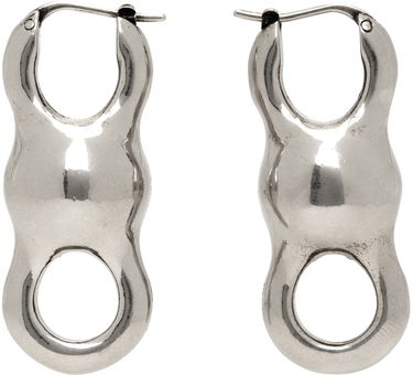 Šperky Acne Studios Silver Agoflus Ball Earrings Šedá | C50401-, 0