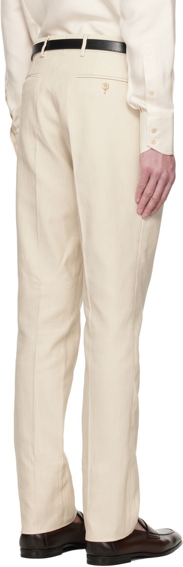 Nohavice Tom Ford TOM FORD Summer Cord Dyllan Trousers Béžová | PLPW01-CGS70, 2