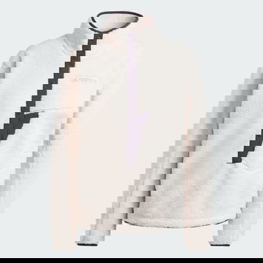 Mikina adidas Performance Terrex Xploric High Pile Fleece Pullover Béžová | IW0224, 2