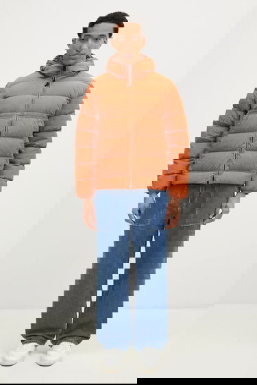 Prešívaná bunda C.P. Company Chrome-R Goggle Down Jacket Oranžová | 17CMOW079A005904G, 5