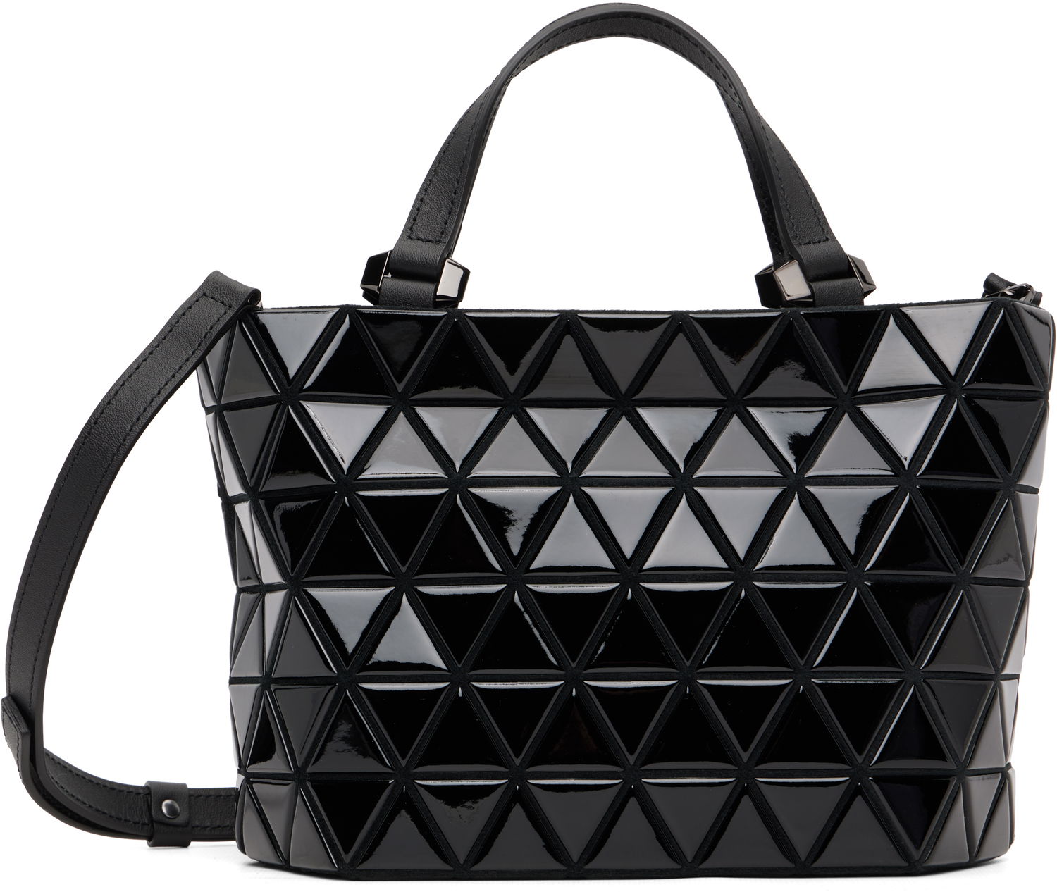 Tote bag BAO BAO ISSEY MIYAKE BAO BAO ISSEY MIYAKE Crystal Gloss Geometric Panel Tote Bag Čierna | BB58AG303, 0