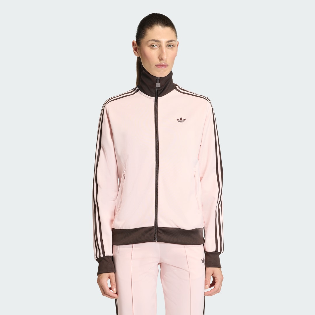 Bunda adidas Performance Classic Track Jacket Ružová | KC6854, 0
