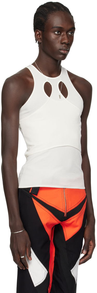 Tielko Dion Lee Mobius Loop Tank Top Biela | C7243PS24, 3