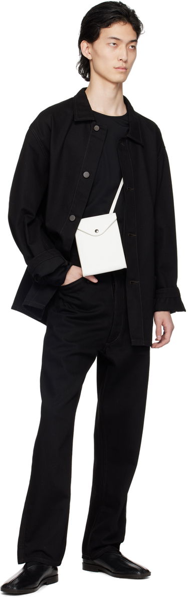 Bunda LEMAIRE Lemaire Workwear Denim Jacket Čierna | OW1069 LD1000, 3