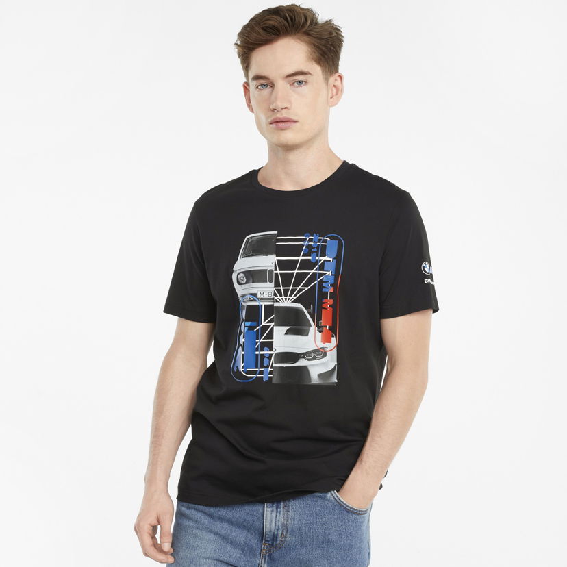 Tričko Puma BMW MMS Car Graphic Tee S Čierna | 531194-01