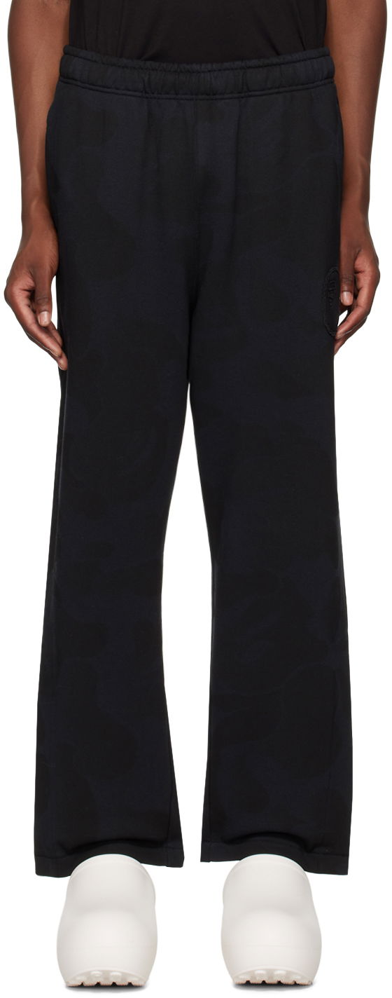 Tepláky BAPE BAPE Black Ink Camo Sweatpants Čierna | 001PTK301307M, 0