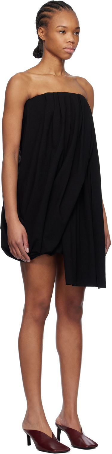 Šaty JW Anderson JW Anderson Draped Bustier Minidress Čierna | DR0464-PG1797, 1