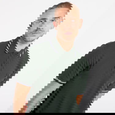 Polo tričko Fred Perry Twin Tipped Shirt Court Zelené | M3600 53A, 4