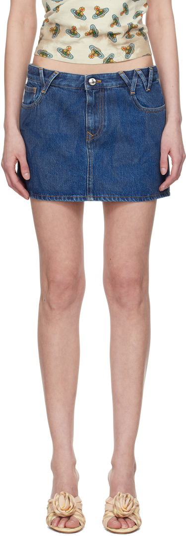 Sukňa Vivienne Westwood Vivienne Westwood Denim Miniskirt Modrá | 19030012-W014L-, 0