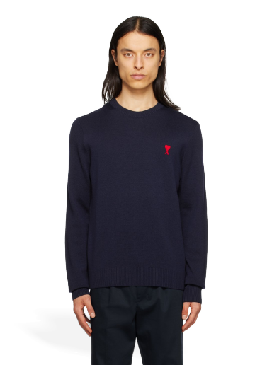 Sveter AMI Sweater Navy | HKS001.001