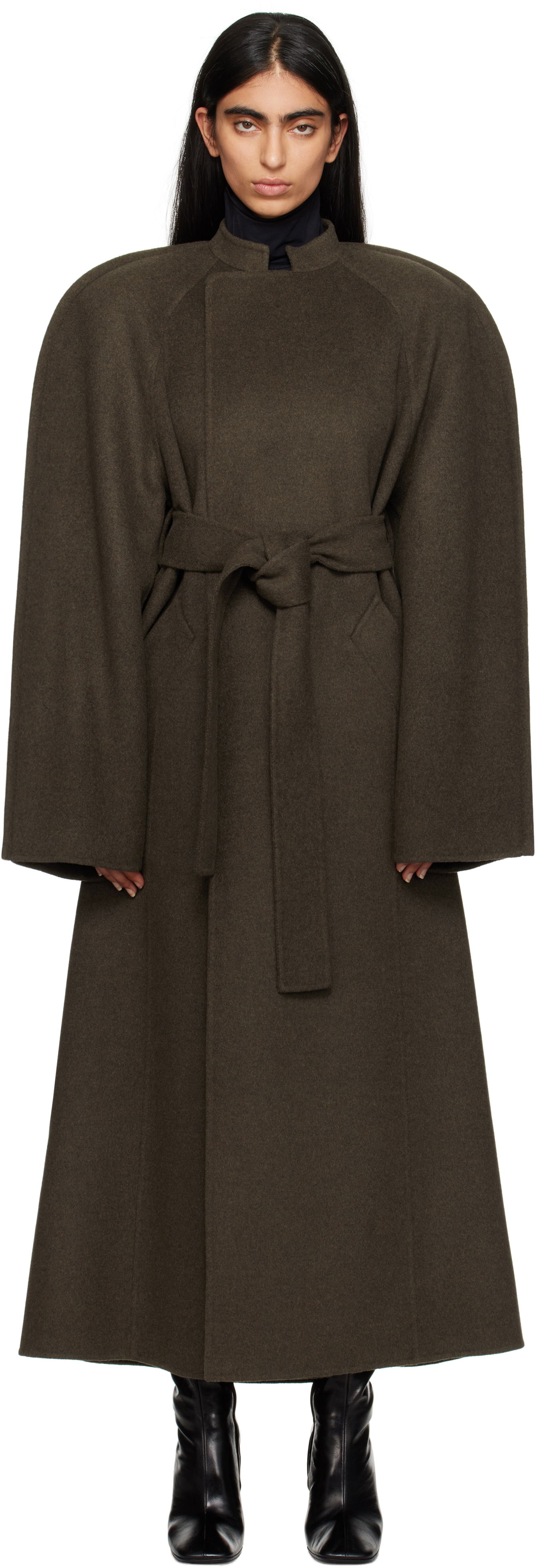 Kabáty Khaite Rothen Coat Zelené | 7118547, 0