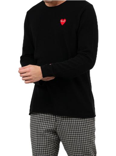 Sveter COMME des GARÇONS PLAY Knit Čierna | P1N068 black