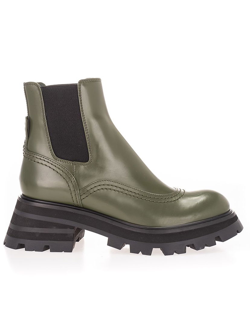 Tenisky a topánky Alexander McQueen Alexander McQueen Ankle Boots Zelené | 666368WHZ843241