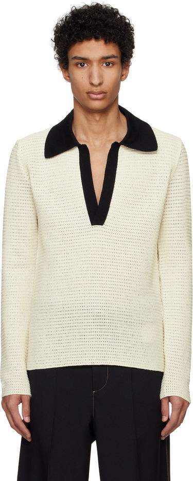 Sveter Jil Sander Jil Sander Knit Polo Béžová | J22GL0112_J15434, 0