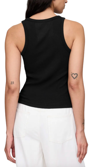 Tielko GAP Ribbed Logo Americana Tank Top Čierna | 729562-01, 1