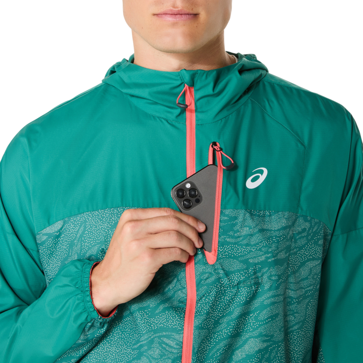Vetrovka Asics Fujitrail Packable Windbreaker Jacket Zelené | 2011c991-300, 1