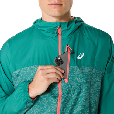 Vetrovka Asics Fujitrail Packable Windbreaker Jacket Zelené | 2011c991-300, 1