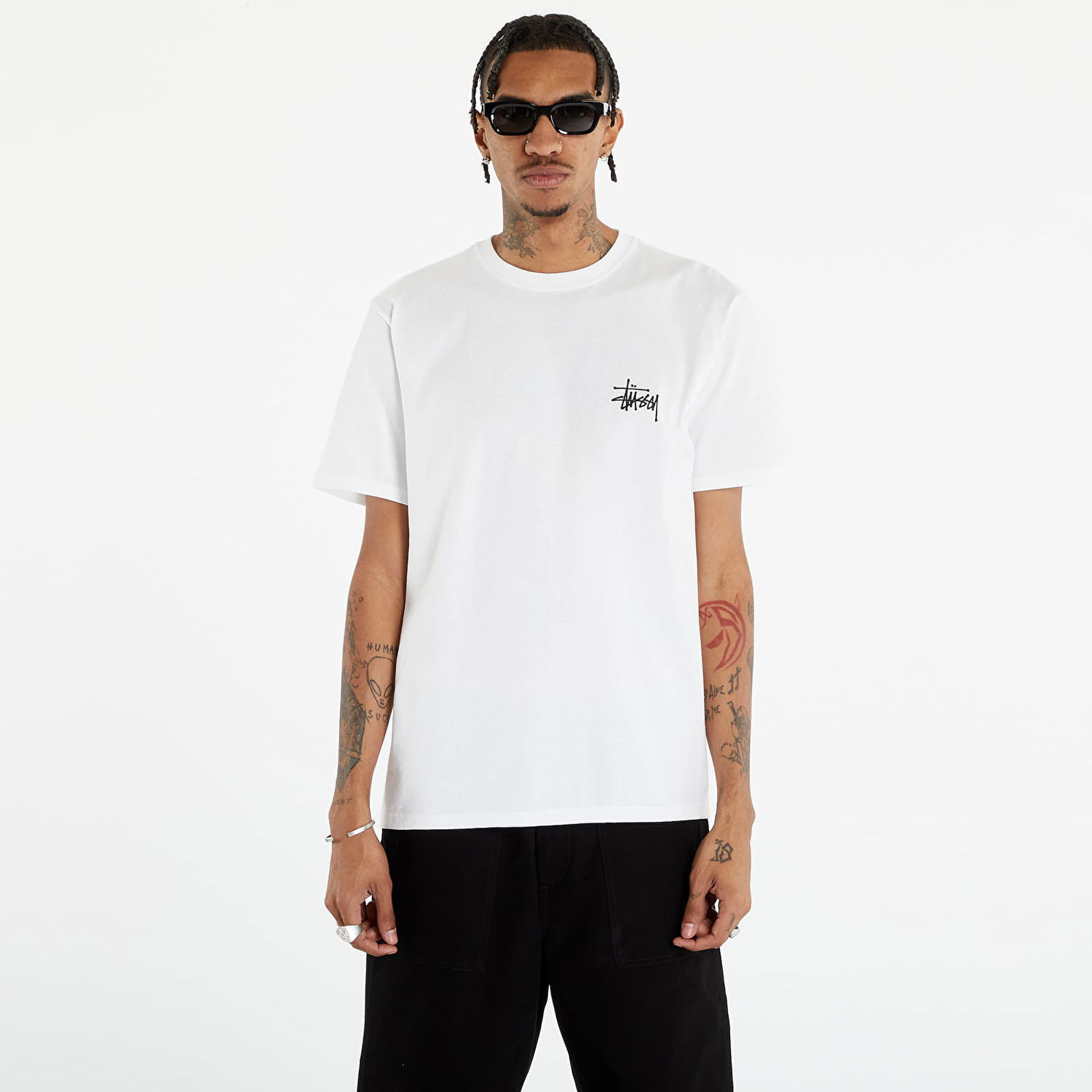 Tričko Stüssy Basic Stussy Tee Biela | 1904870 white, 0