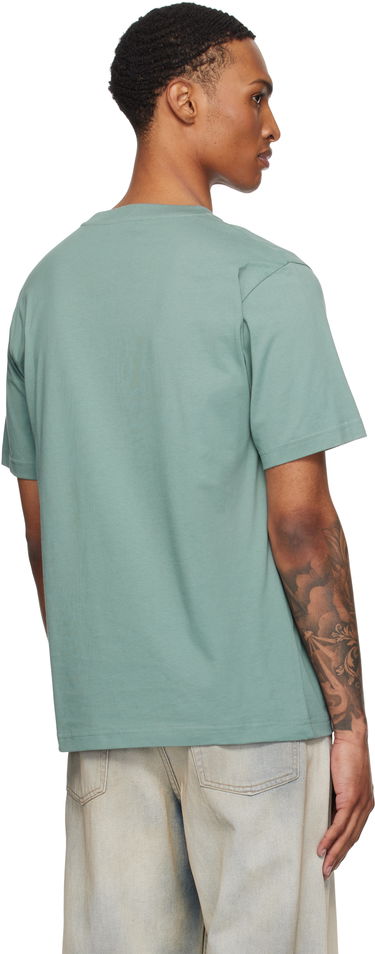 Tričko NORSE PROJECTS Norse Projects Johannes Organic Logo Print T-Shirt Zelené | N01-0684, 2