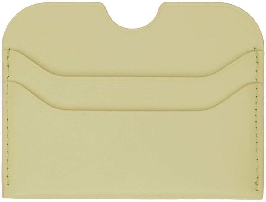 Peňaženka Acne Studios Leather Card Holder Zelené | CG0193-, 1