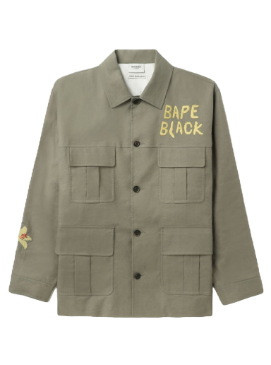 Bunda BAPE Black Embroidery Hunter Jacket Zelené | 1J20-140-006