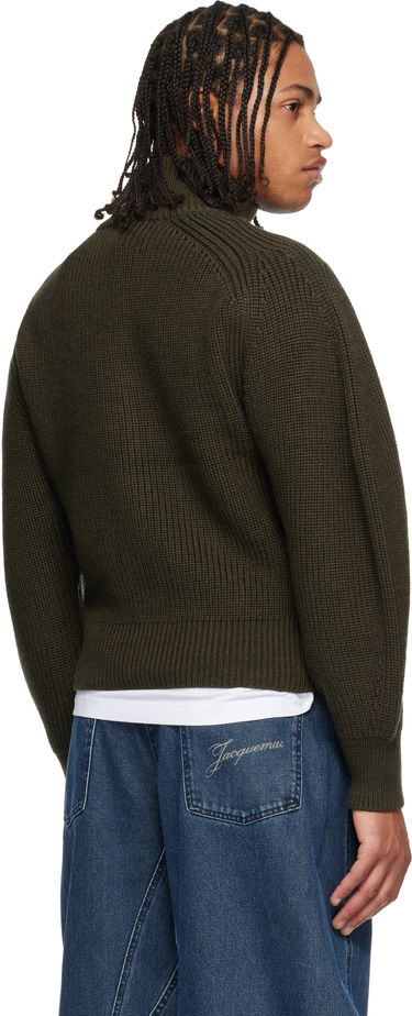 Bunda Jacquemus Merino Track Jacket Zelené | 25HCDM00569AK00275, 2