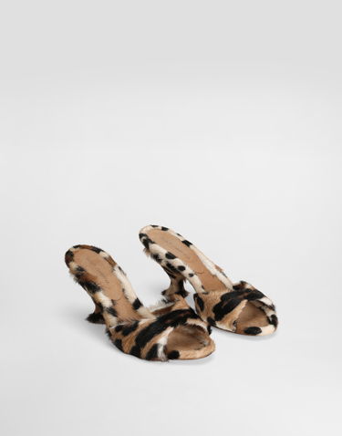 Tenisky a topánky Dolce & Gabbana Leopard-print Keira Mules Rôznofarebný | CR1964A00818Z886, 1