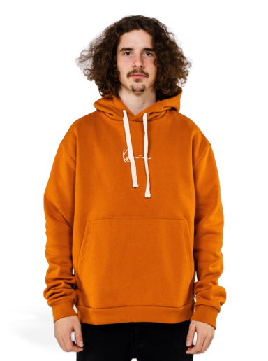 Mikina Karl Kani Small Signature Hoodie Oranžová | 6028809