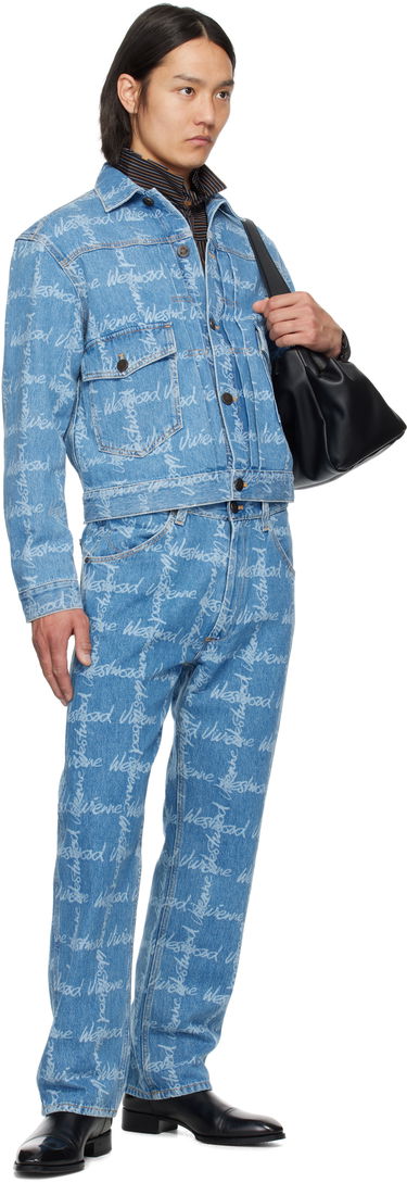 Bunda Vivienne Westwood Vivienne Westwood Marlene Denim Jacket Modrá | 2801000E-W014I-, 3