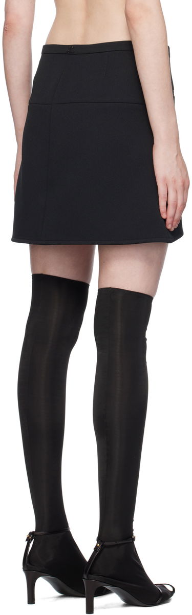 Sukňa Courrèges Ellipse Black Scuba Mini Skirt Čierna | 224CJU171PL0007, 2