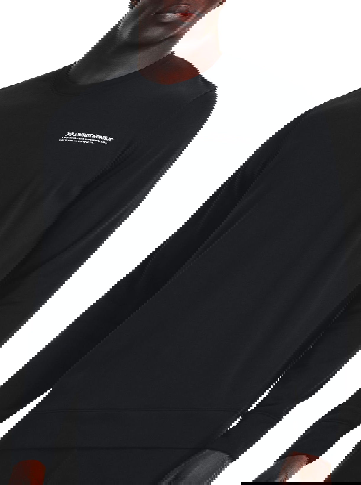 Sveter Under Armour Under Armour Rival Terry Logo Crew Sweatshirt Čierna | 1373384-001, 0