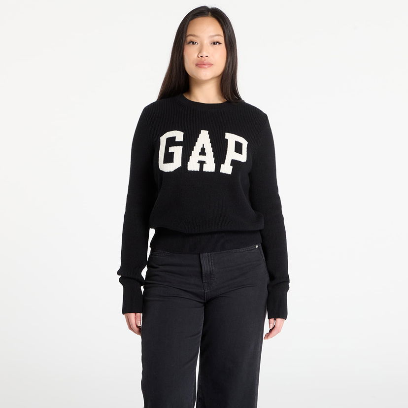 Sveter GAP Logo Sweater Čierna | 796841-03