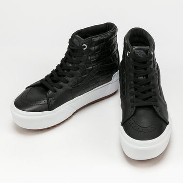 Tenisky a topánky Vans SK8 - Hi Stacked "black / true white" Čierna | VN0A4BTWA5S1, 2