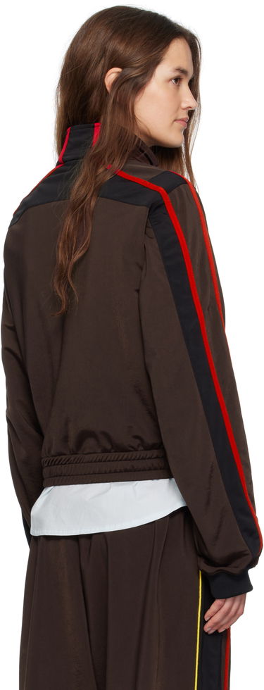 Bunda Martine Rose Martine Rose Shrunken Track Jacket Hnedá | 137JT12722, 2
