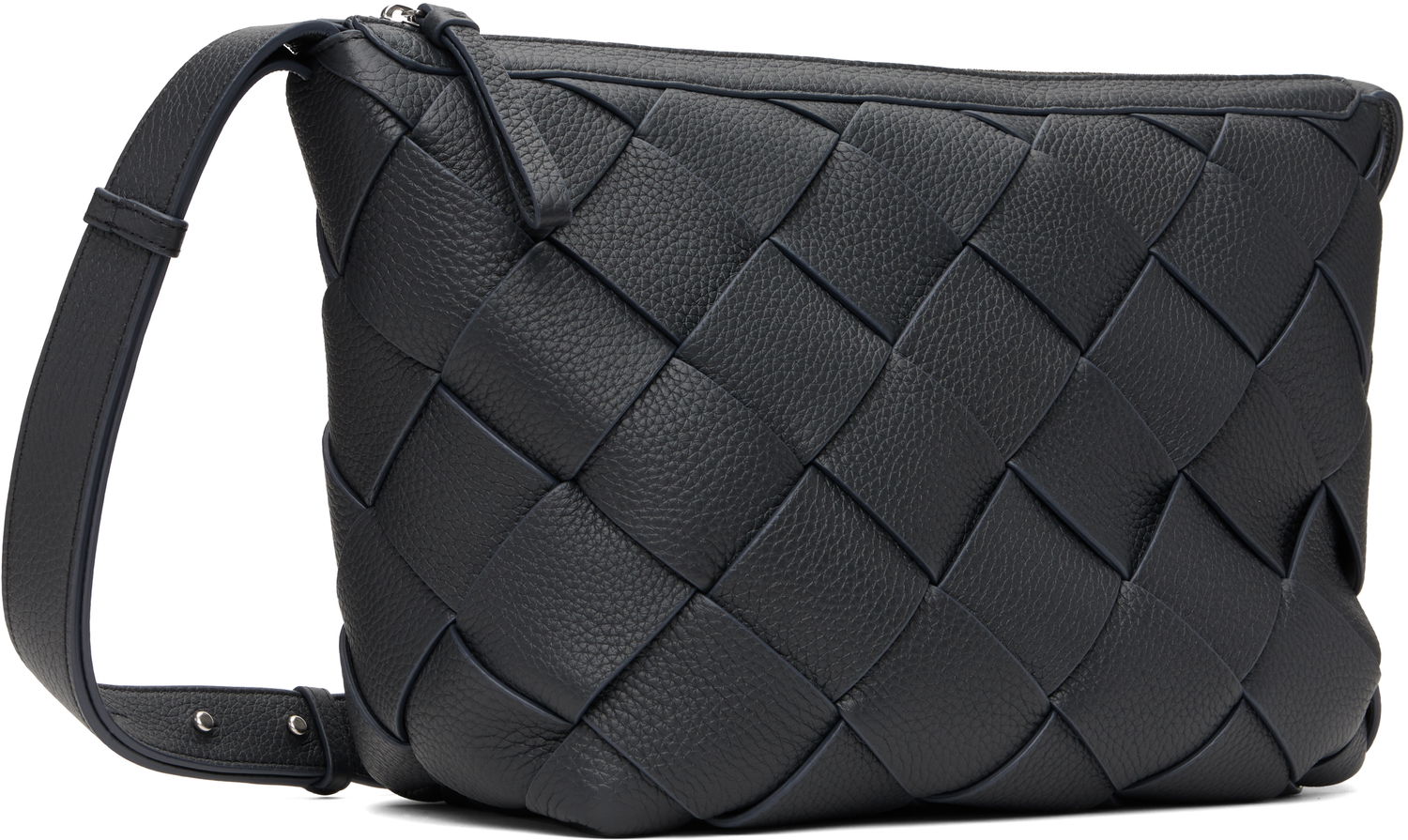 Taška cez rameno Bottega Veneta Bottega Veneta Diago Medium Woven Leather Shoulder Bag Navy | 795125 V4FV1 4211, 1