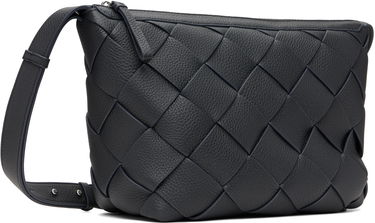 Taška cez rameno Bottega Veneta Bottega Veneta Diago Medium Woven Leather Shoulder Bag Navy | 795125 V4FV1 4211, 1