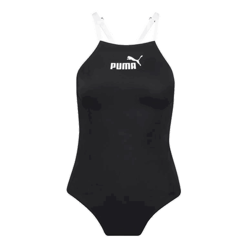 Plavky Puma Racerback Swimsuit Čierna | 907682-03