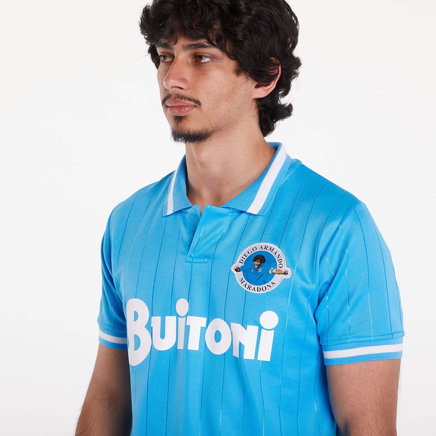 Dres COPA Maradona Napoli 1986-87 Retro Football Shirt Modrá | 425-001, 1